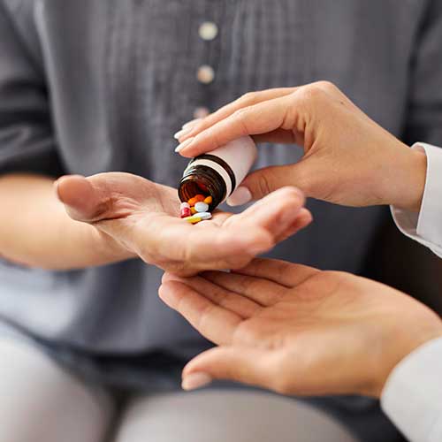 Patient taking diabetes medication.